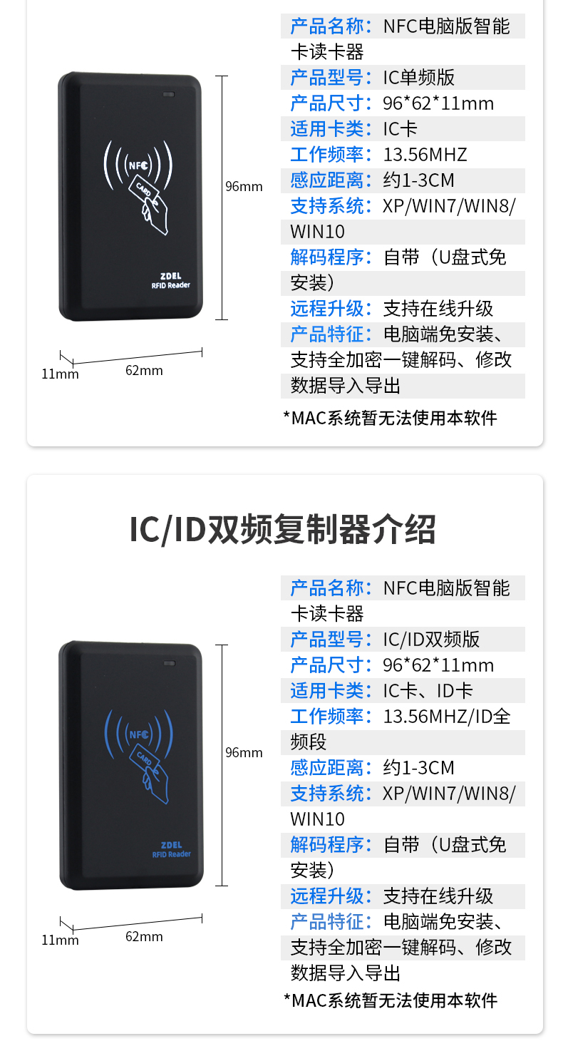横装式梯控门禁读卡器 集触摸、刷卡、二维码于一体的安防革新